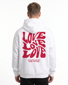Loving yourself OVS Zip White - model back print (H.A 1:1)