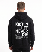 Bike life OVS Zip Black - model back print (print lowered, off hood) H.A 1:1