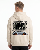 Need money for porsche OVS Zip White Sand - model back print H.A 1:1
