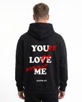 You're lost without me OVS Zip Black - model back print H.A 1:1