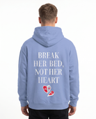 Break her bed not her heart OVS Hoodie Powder Blue - model back print (new render)