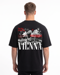 Vienna OVS Tee Black - model back print