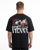 Vienna OVS Tee Black - model back print