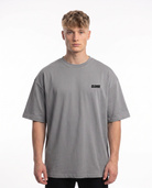 Need money for porsche Oversized Tee Grey - model front