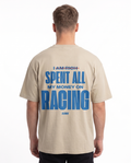 I spent all my money on racing Sand - model back print
