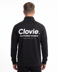 Make your dreams come true Half-Zip Longsleeve Black - model back print