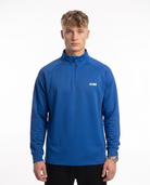 Make your dreams come true Half-Zip Longsleeve Royal Blue - model front