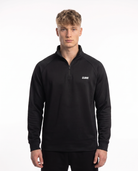 Make your dreams come true Half-Zip Longsleeve Black - model front