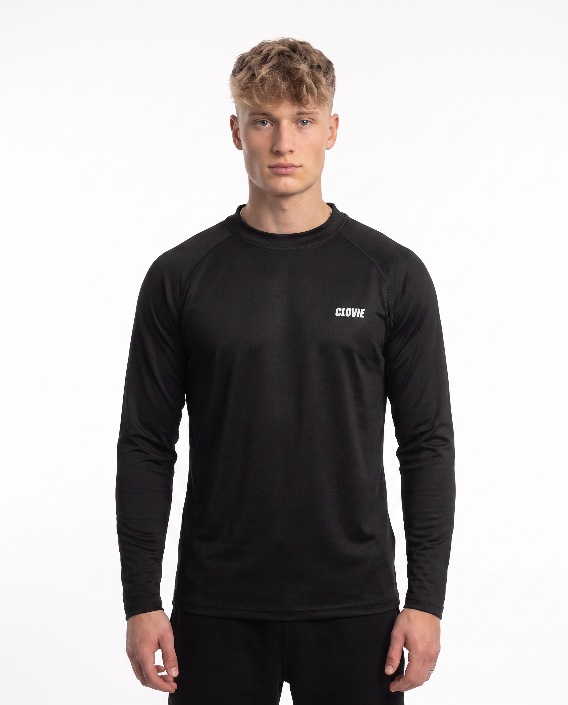 Sport Longsleeve Black - model front