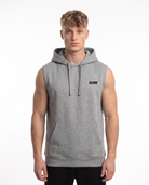 Make your dreams come true Sleeveless Hoodie Oxford Grey - model front
