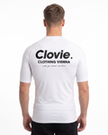 Sport Tee White - model back print (natural)
