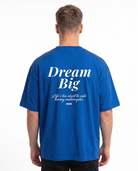 Dream big OVS Tee Cobalt Blue - model back print