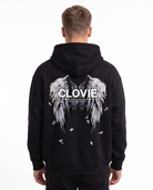 Angel wings OVS Zip Black - model back print