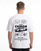 BUGATTI Chiron OVS Tee White - model back print