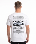 BUGATTI Chiron Std Tee White - model back print