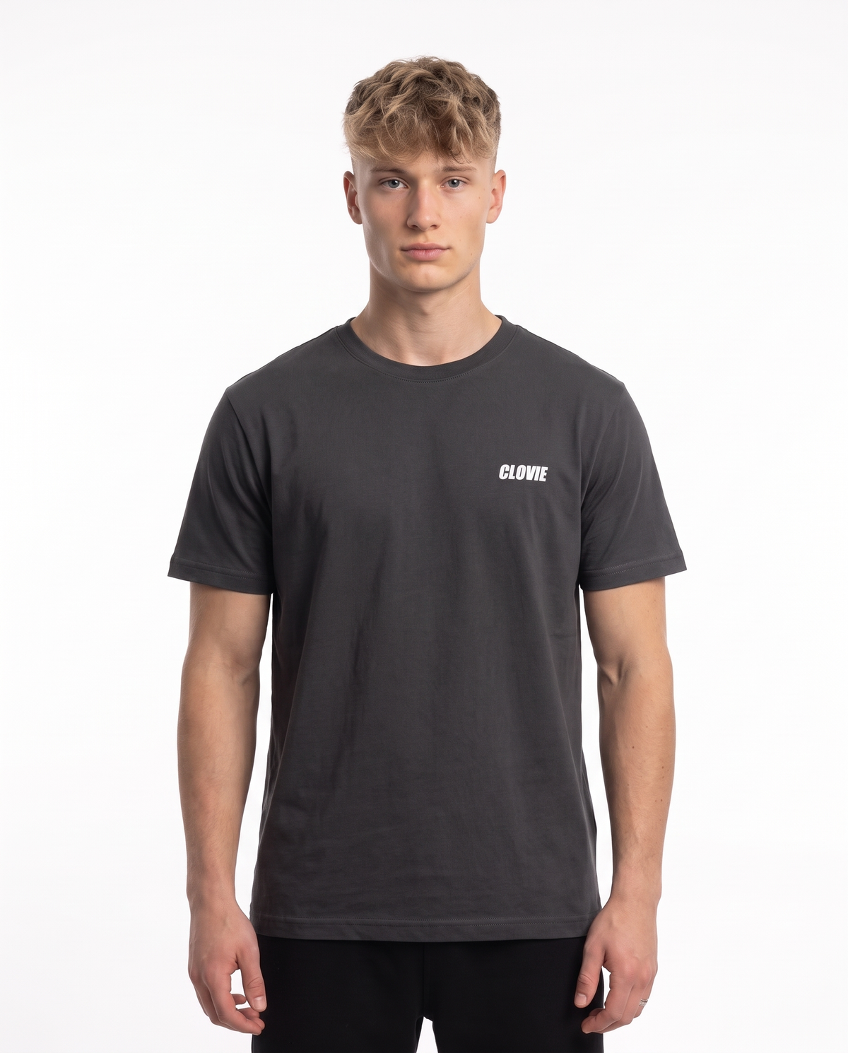 BUGATTI Chiron Std Tee Black - model front