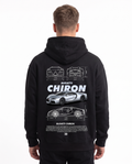 BUGATTI Chiron Super Sport Oversized Hoodie Black – Rückseite