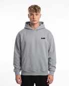 BUGATTI Chiron Super Sport Oversized Hoodie Light Asphalt – Vorderseite