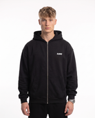 BUGATTI Chiron Super Sport Oversized Zip Hoodie Black – Vorderseite