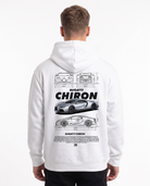 BUGATTI Chiron Super Sport Hoodie Arctic White – Rückseite