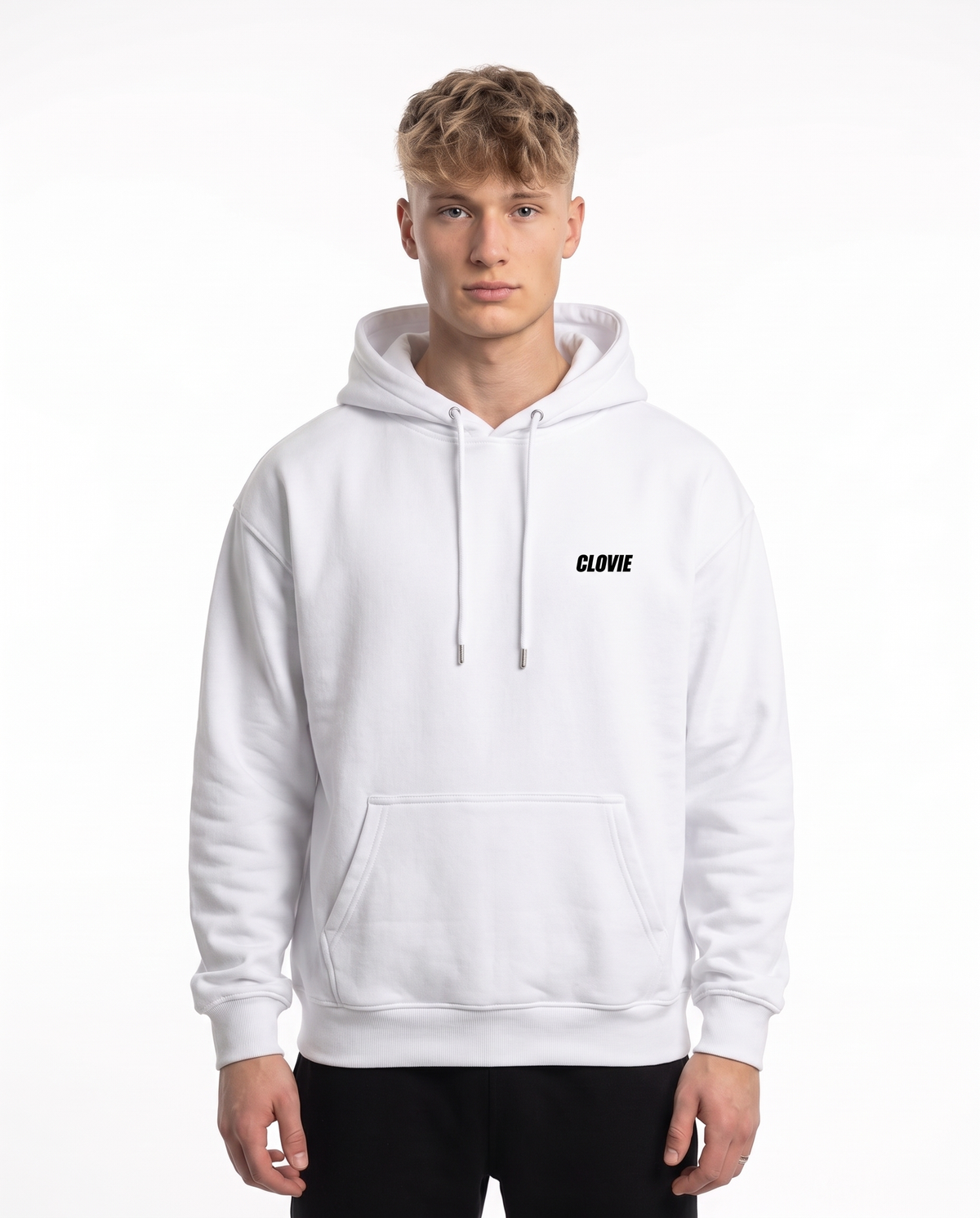 BUGATTI Chiron Super Sport Hoodie Arctic White – Vorderseite
