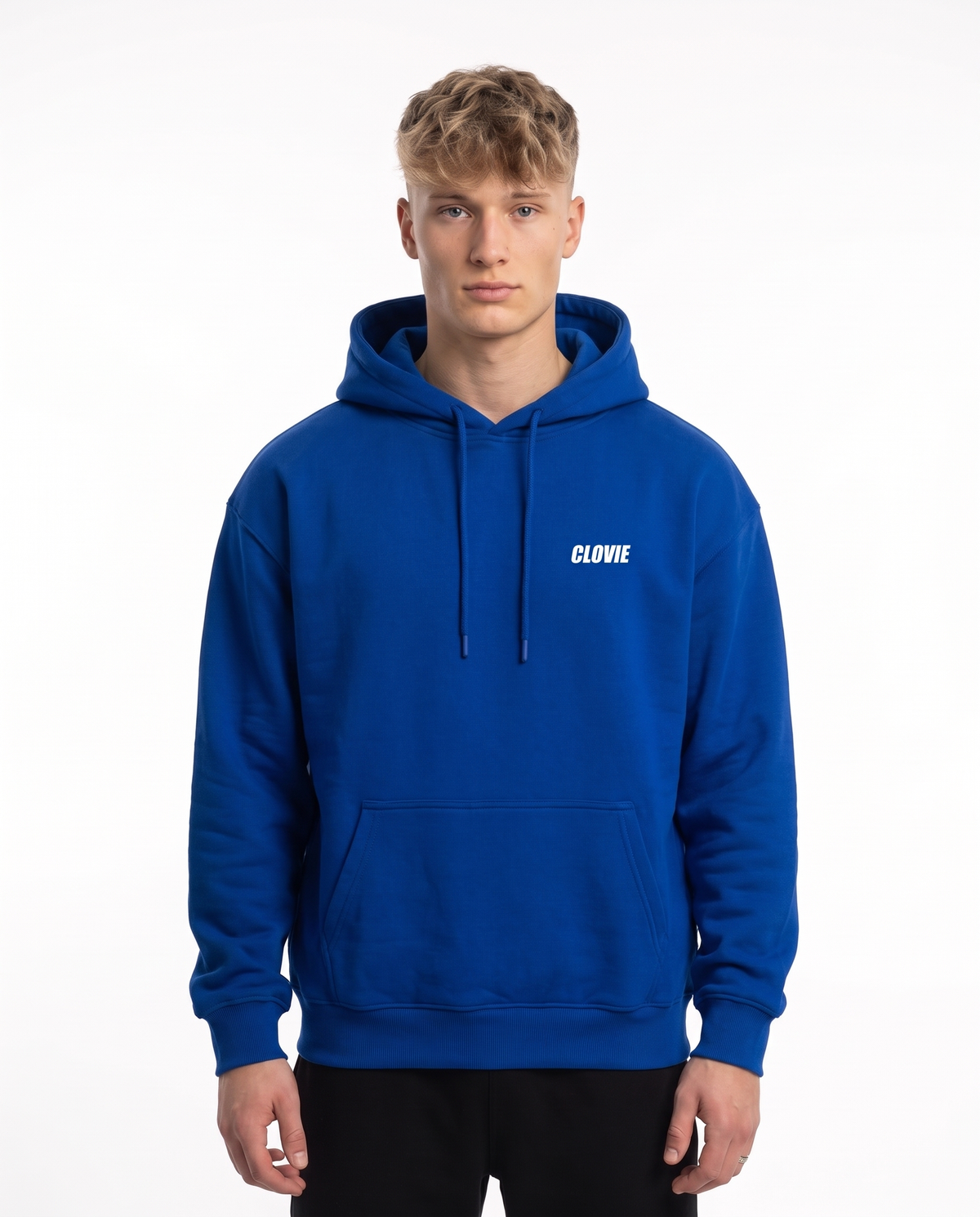 BUGATTI Chiron Super Sport Hoodie Royal Blue – Vorderseite