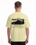 Porsche GT3 RS Oversized Tee Soft Yellow – Rückseite