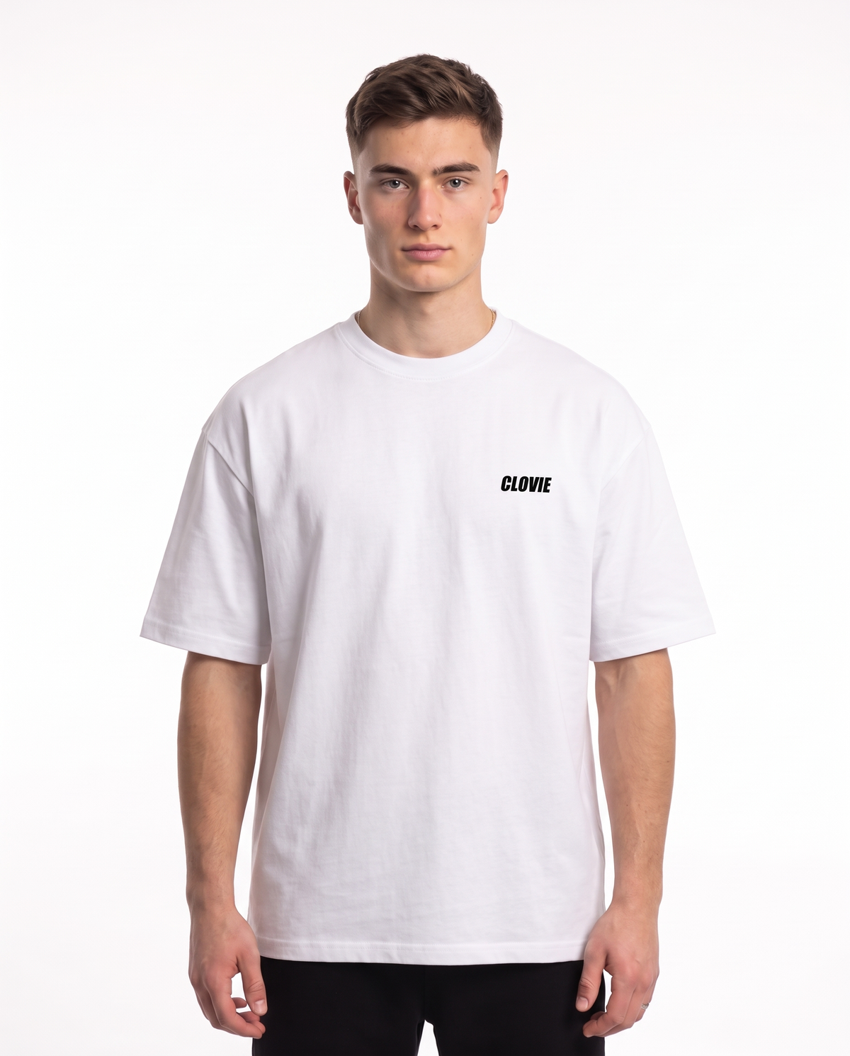Porsche GT3 RS Oversized Tee White – Vorderseite