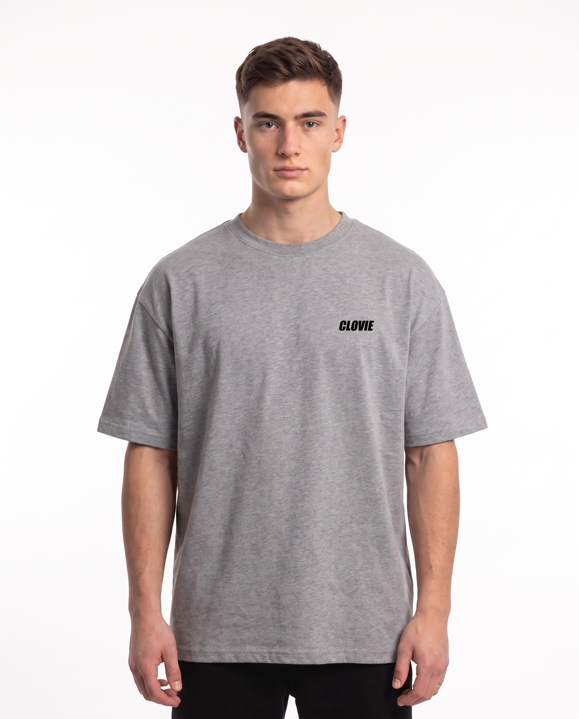 Porsche GT3 RS Oversized Tee Grey – Vorderseite