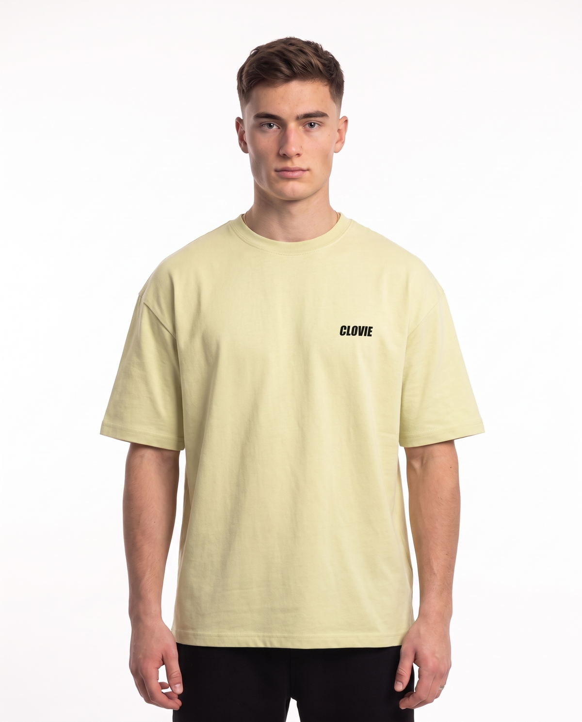 Porsche GT3 RS Oversized Tee Soft Yellow – Vorderseite