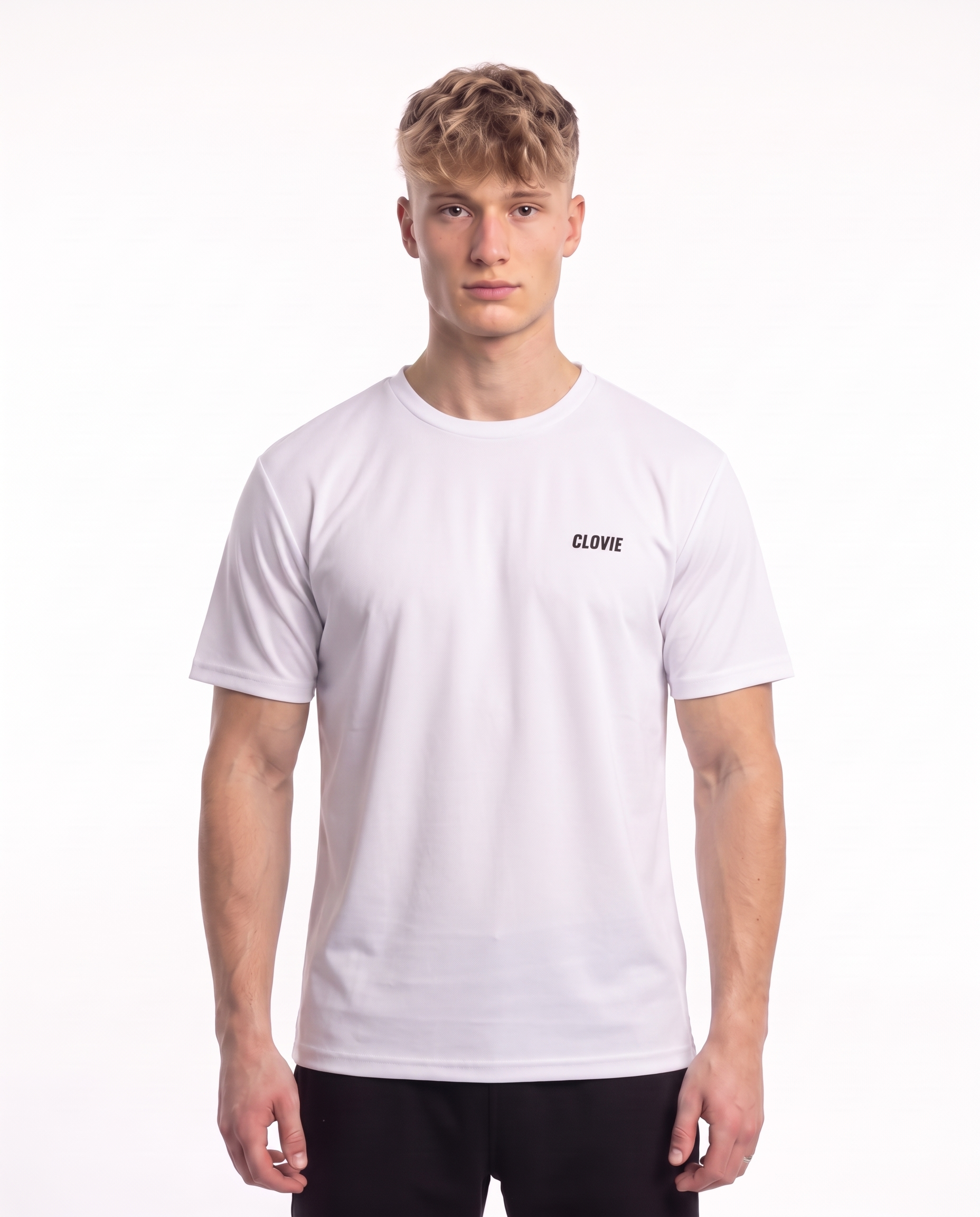 Sport Tee White - model front