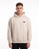 Porsche GT3 RS Oversized Hoodie White Sand – Vorderseite