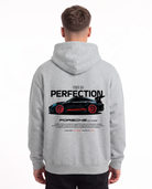 Porsche GT3 RS Oversized Zip Hoodie Light Asphalt – Rückseite