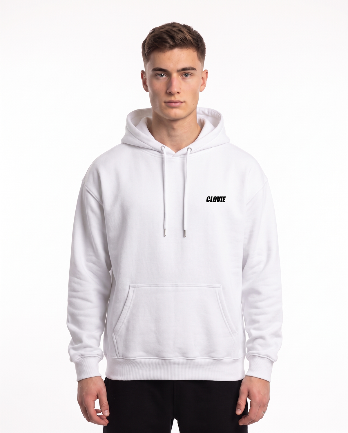 Porsche GT3 RS Hoodie Arctic White – Vorderseite