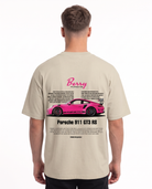 Porsche 911 GT3 RS Oversized Tee Sand – Rückseite