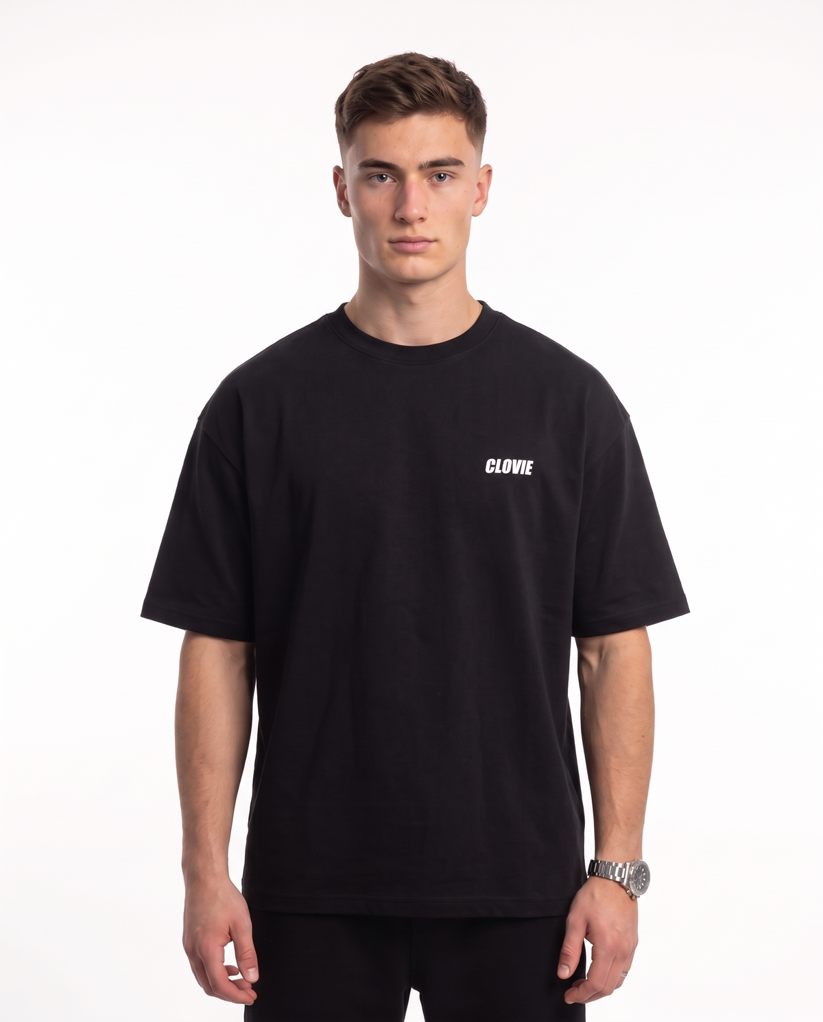 Porsche 911 GT3 RS Oversized Tee Black – Vorderseite