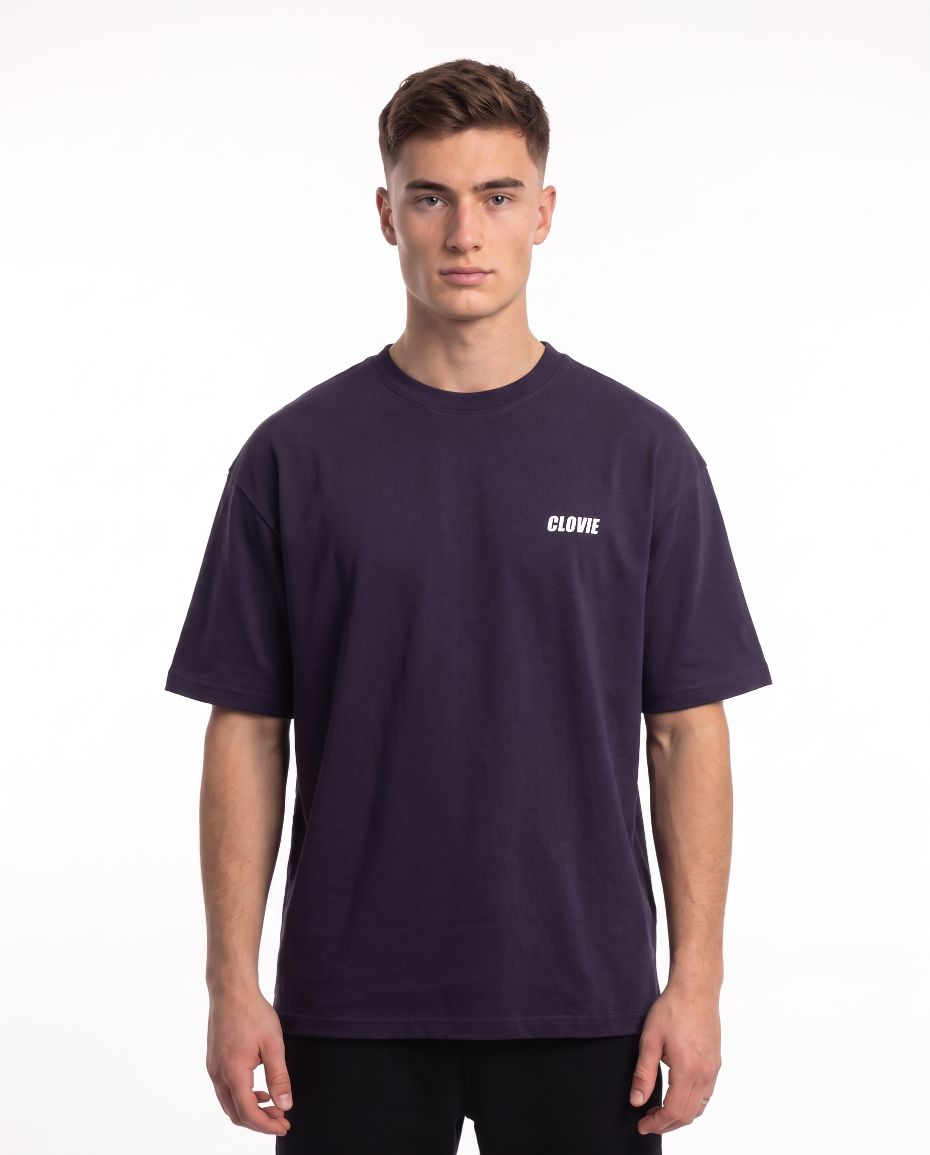 Porsche 911 GT3 RS Oversized Tee Purple Night – Vorderseite