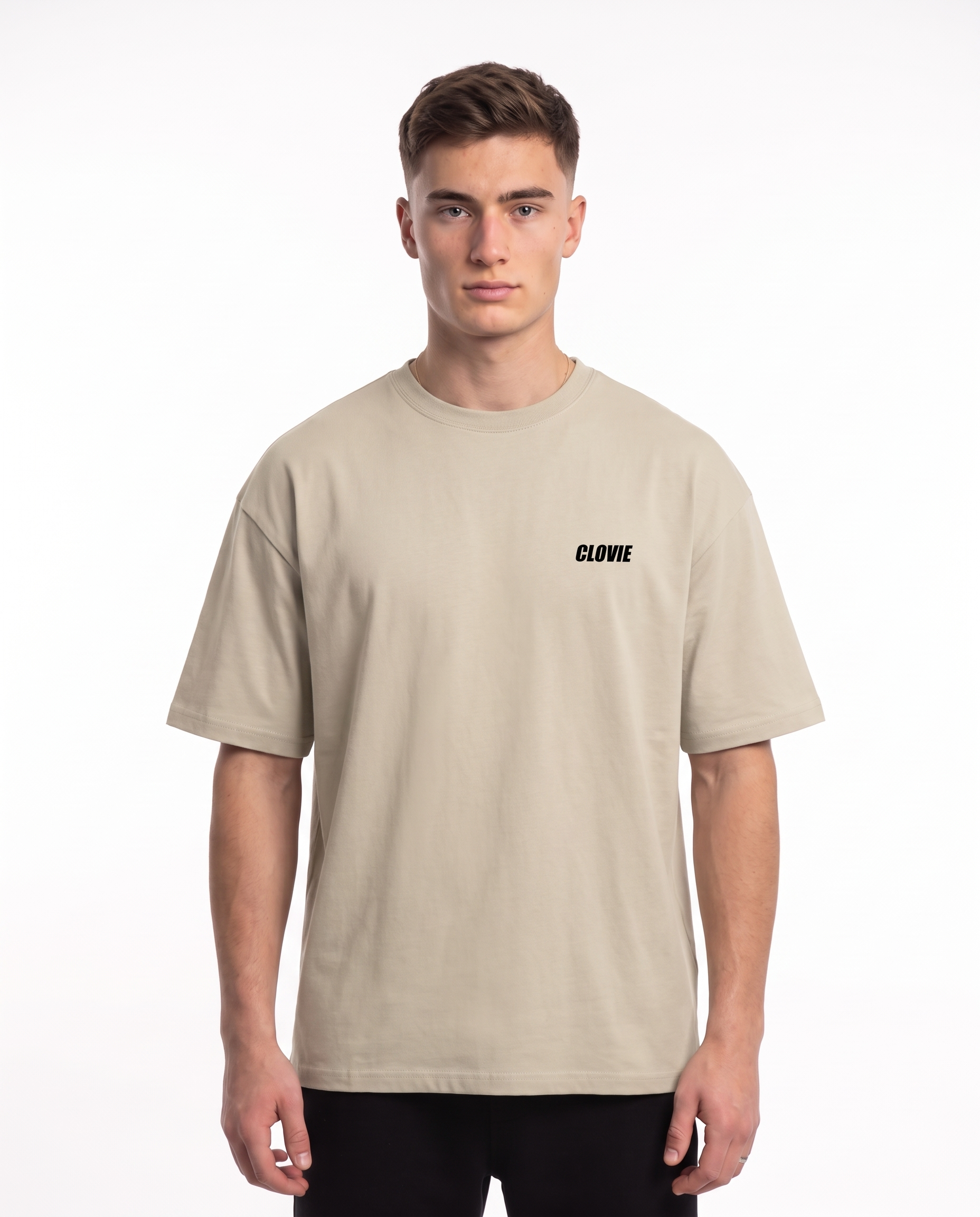 Porsche 911 GT3 RS Oversized Tee Sand – Vorderseite