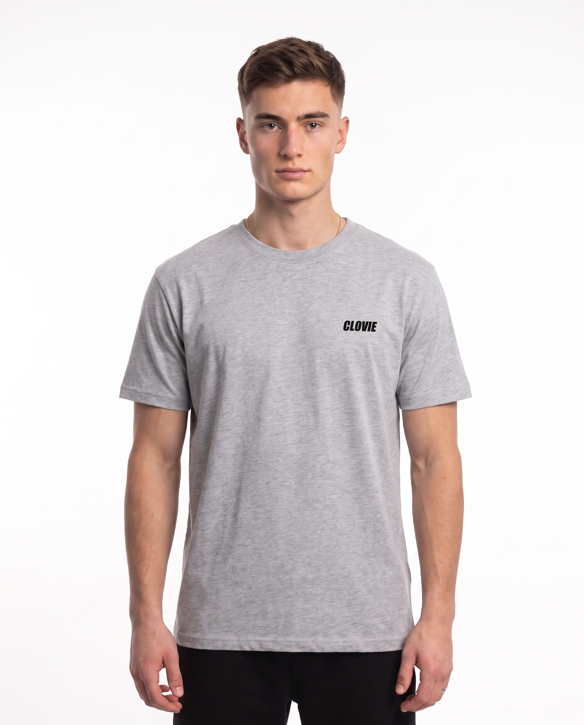 Porsche 911 GT3 RS Standard Tee Heather Grey – Vorderseite