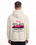 Porsche 911 GT3 RS Oversized Hoodie White Sand – Rückseite