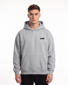 Porsche 911 GT3 RS Oversized Hoodie Light Asphalt – Vorderseite