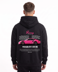 Porsche 911 GT3 RS Oversized Zip Hoodie Black – Rückseite