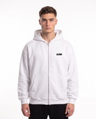 Porsche 911 GT3 RS Oversized Zip Hoodie White – Vorderseite