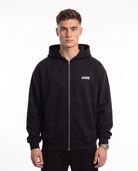 Porsche 911 GT3 RS Oversized Zip Hoodie Black – Vorderseite