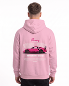 Porsche 911 GT3 RS Hoodie Baby Pink – Rückseite