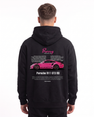 Porsche 911 GT3 RS Hoodie Jet Black – Rückseite
