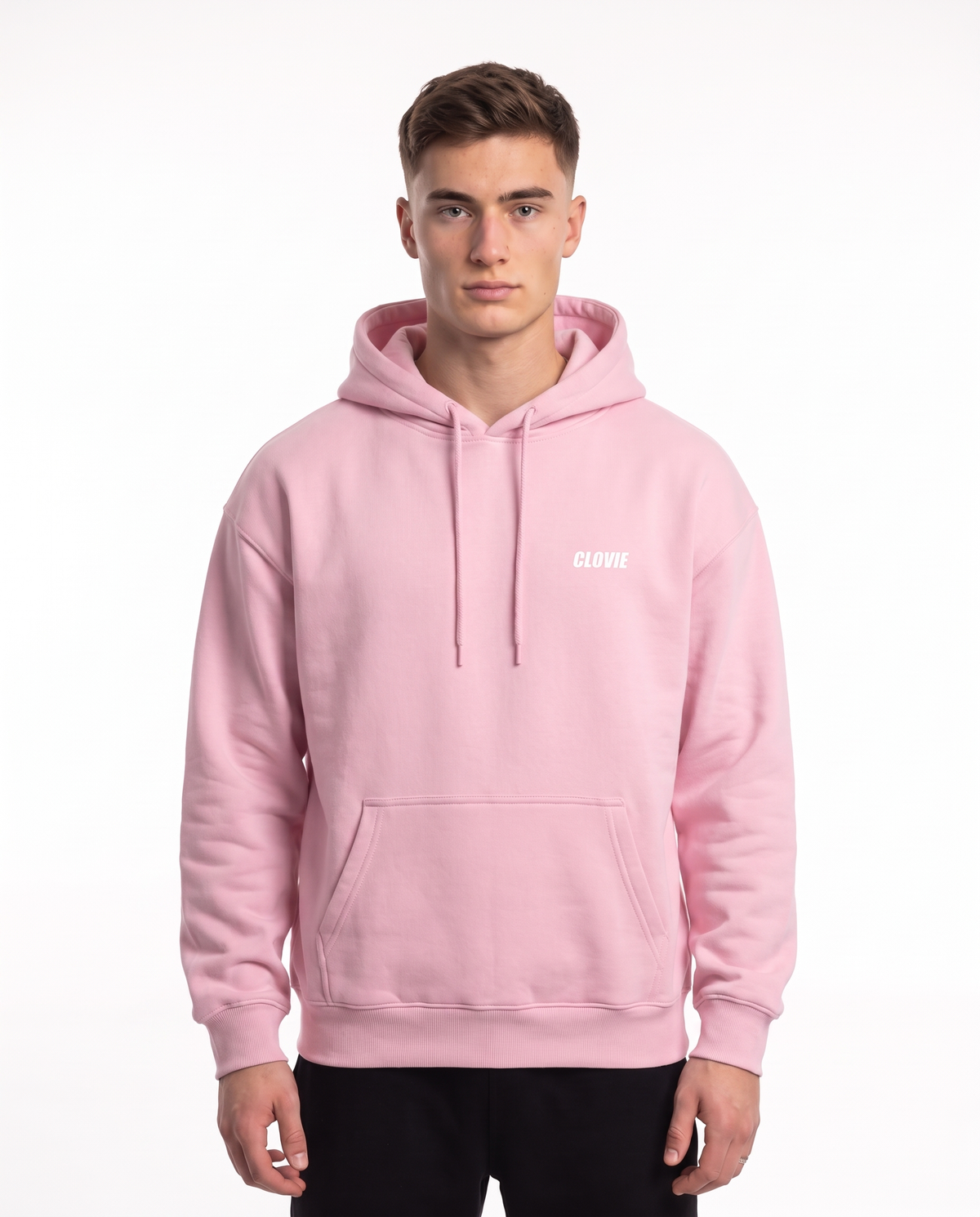 Porsche 911 GT3 RS Hoodie Baby Pink – Vorderseite