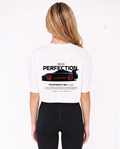 Porsche GT3 RS Cropped Tee White – Rückseite
