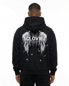 Angel wings Oversized Zip Hoodie CLOVIE