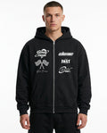 Clovie racing - Oversized Zip Hoodie